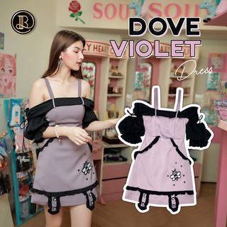 BLT BRAND เสื้อผ้าแบรนด์แท้การันตี มินิเดรส DOVE VIOLET