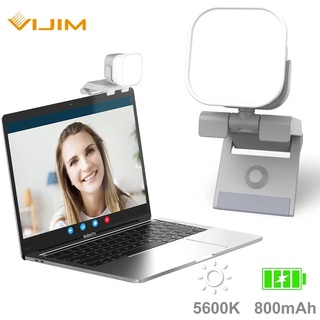 Ulanzi VIJIM CL14 คลิปไฟ LED 800mAh สําหรับประชุมวิดีโอ Vlog ไลฟ์สด