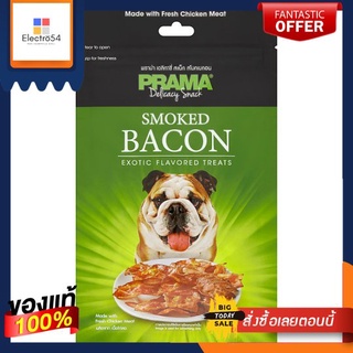 พราม่า เดลิคาซี่ สแน็ค รสเบคอน 70กรัม TPRAMA DELICACY SNACK SMOKY BACON 70G. T