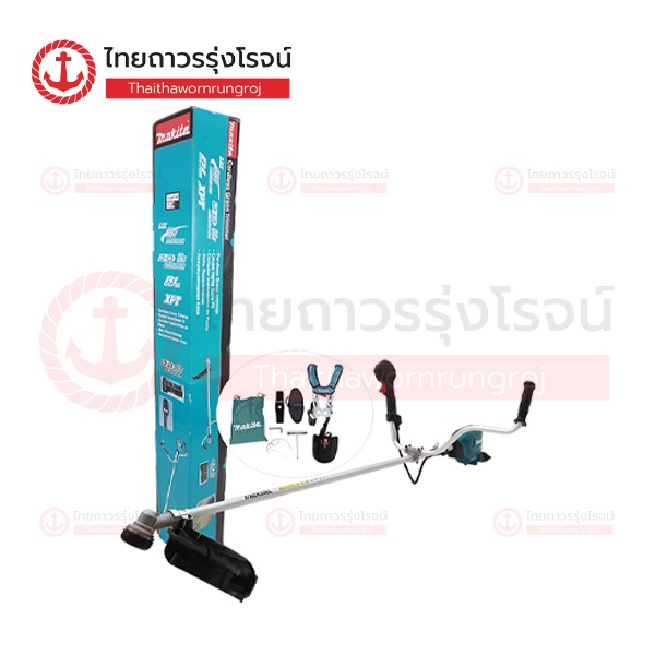 MAKITA DUR369 เครื่องตัดหญ้าไร้สาย 18+18v มอเตอร์ท้าย BLM ADT AFT XPT รุ่น DUR369AZ (เครื่องเปล่า+กล่องกระดาษ)    |ชิ้น|