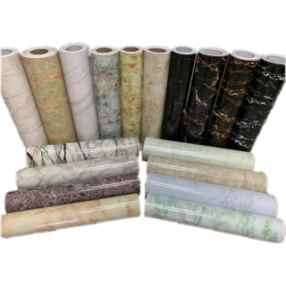 โปรโมชั่น : วอลเปเปอร์ลายหินอ่อน มีกาวในตัวหน้ากว้าง60cmราคาต่อ1เมตร