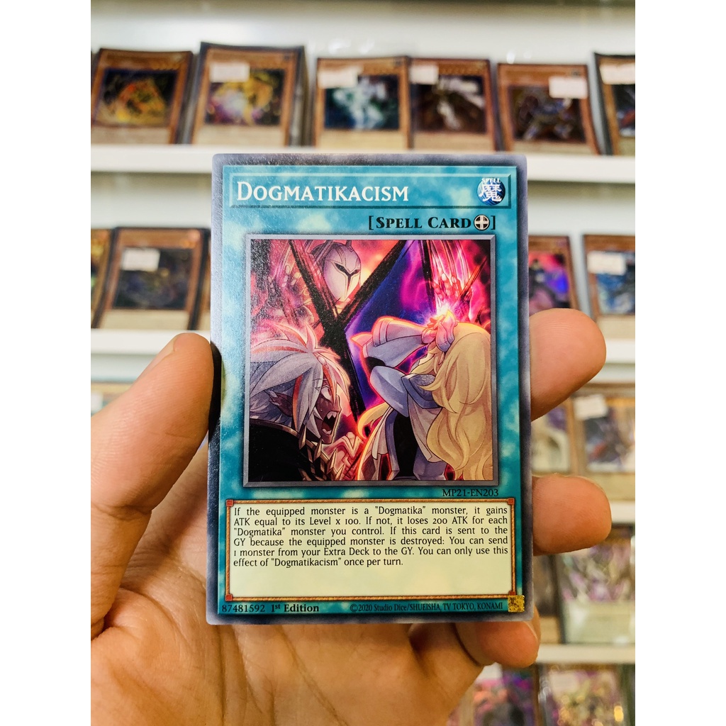 ยูกิโอ! Odd Card รหัส MP21-EN203 - Dogmatikacism - Common - รุ่นที่ 1