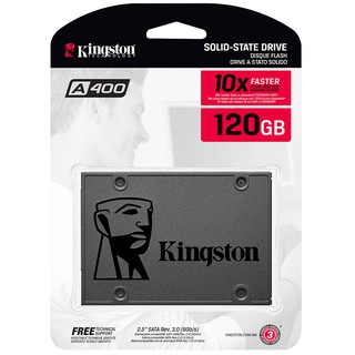 Kingston SSD A400 120GB SSD SATA 3 2.5นิ้วภายในโซลิดสเตทไดรฟ์สำหรับพีซีแล็ปท็อปโน๊ตบุค