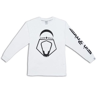 SLUM LTD - Arab Head L/S Tee White