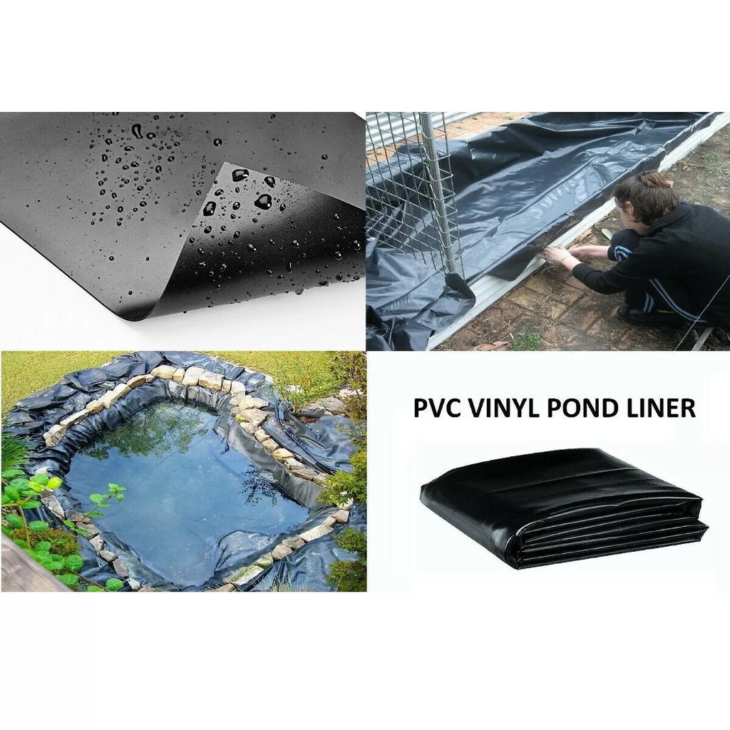 【700 ไมครอน】4mx5m พลาสติกปูบ่อ ผ้ายางปูบ่อปลา HDPE