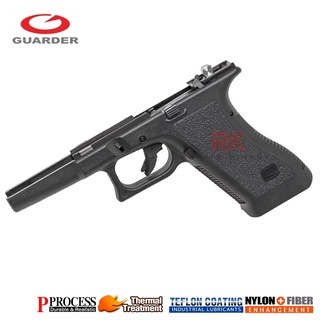 Guarder G17 Gen2 New Generation Frame Complete Lower Set for Marui G17 (Euro. Ver./Black)