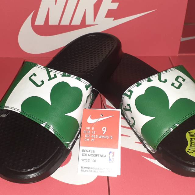 รองเท้าแตะ nike benassi / รองเท้าแตะ nike boston celtics - ต้นฉบับ