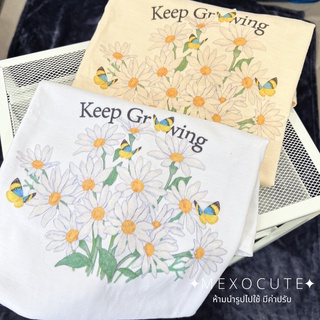 พร้อมส่ง ♡MEXOCUTE เสื้อยืดลาย ( Keep Growing )