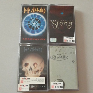 เทป วง Def Leppard 4 ม้วน เทปลิขสิทธิ์แท้