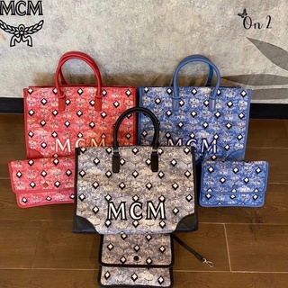 กระเป๋าสะพาย mcm ทรงtote