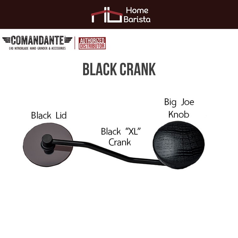 Home Barista Comandante Parts - The NEW Black Crank