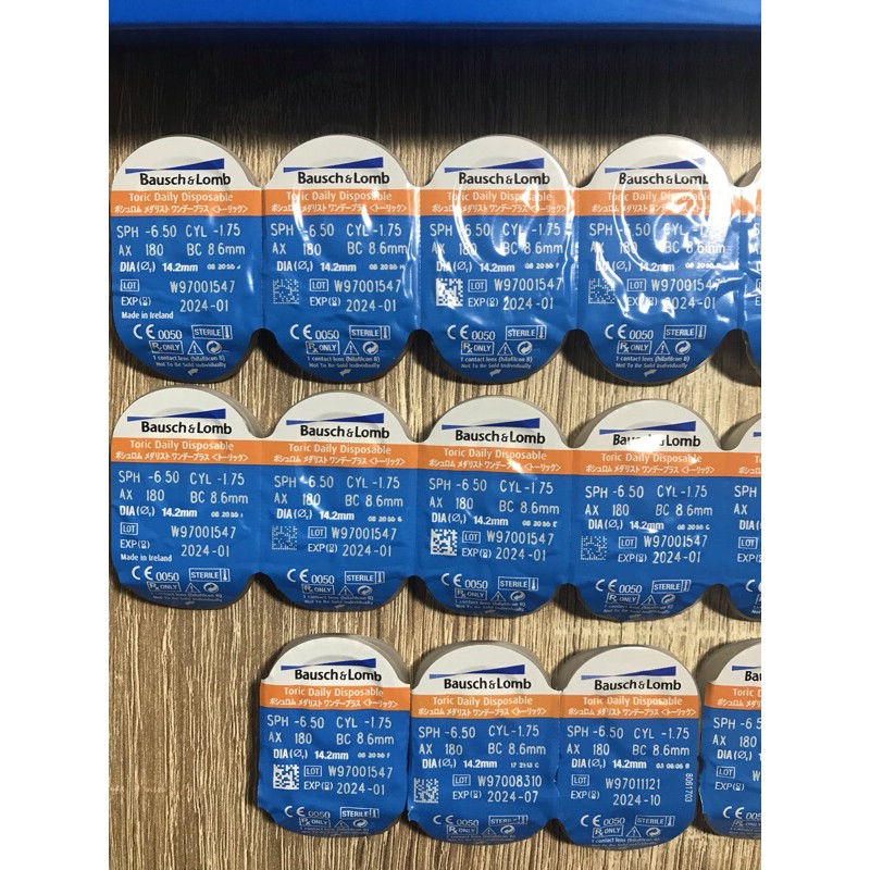 Baush&Lomb contact lense รายวัน