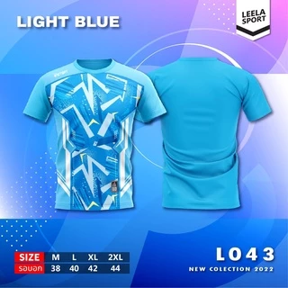 เสื้อคอกลมแขนสั้นพิมพ์ลาย สีสันสดใส รุ่น L-043