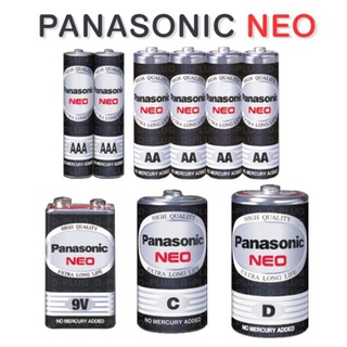 (ของแท้  100% พร้อมส่ง) ถ่าน Panasonic Neo AA AAA  ใช้สำหรับใส่ของเล่น ไฟฉาย