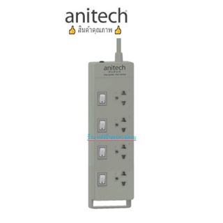 ANITECH ปลั๊กไฟ 4 ช่อง 3M H3134/พร้อมส่ง