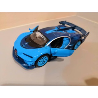 โมเดลรถยนต์ 2019 Bugatti GT Super Car  ทำจากเหล็ก สัดส่วน 1:32