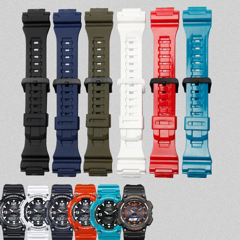 สายนาฬิกาเรซินสําหรับ AQ-S810W/AQ-S810/MRW-200H/ SGW-400H สายนาฬิกา Gshock