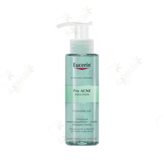 เจลล้างหน้าสิว | ยูเซอริน Eucerin ProACNE Solution Cleansing Gel 75ml/200ml | สำหรับผิวมัน เป็นสิวง่าย