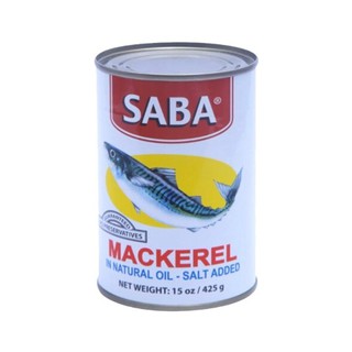 SABA MACKEREL IN NATURAL OIL 425g