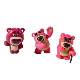 พร้อมส่ง !!! โมเดลฟิกเกอร์ Disney Pixar Toy Story 3 Lotso Figure Q Version DIY สําหรับตกแต่ง