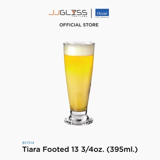 B17514 Tiara Footed [1กล่อง (6ใบ)] - แก้วเทียร่าฟุท ดริ๊งเเวร์ ทัมเบอร์ โอเชี่ยนกลาส Tiara Footed Ocean Glass Drinkware Tumbler Tiara Footed 13 3/4 oz. (395 ml.)