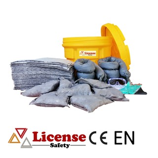 Spill Kit ชุดอุปกรณ์ดูดซับสารเคมีเหลว สีเทา 55 Gallon UNIVERSAL Absorbent แบรนด์ License