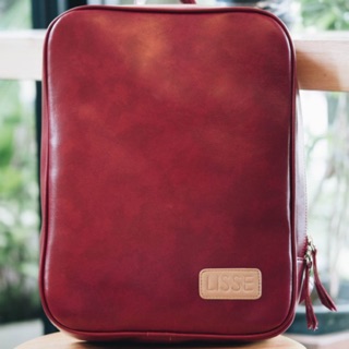 Philos Matters - LISSE Leather Backpack สีแดง