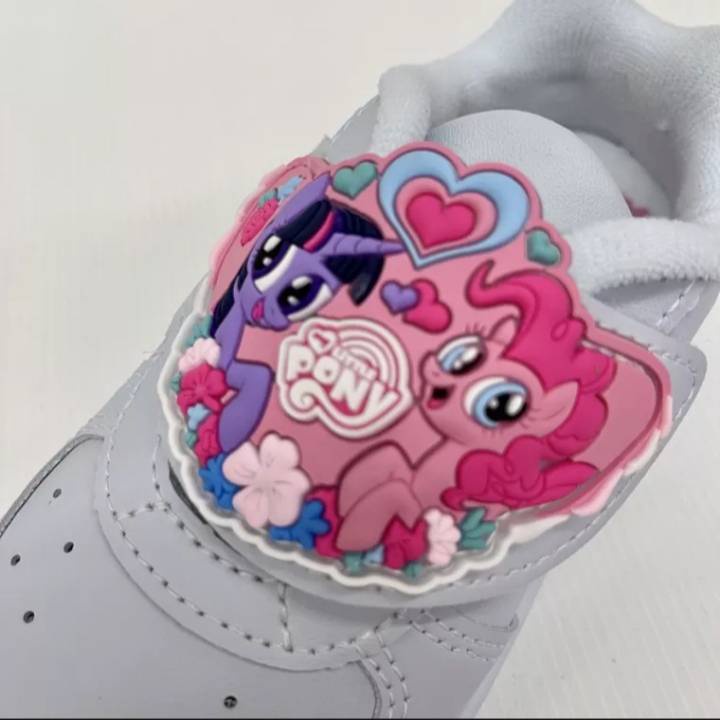 ADDA pony มีไฟ รองเท้าผ้าใบโพนี่ รองเท้านักเรียนเด็กอนุบาลหญิงล่าสุดปี 2565 รุ่น 41G94