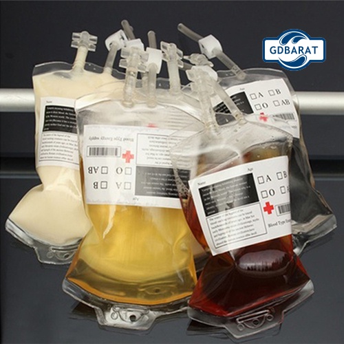 [NYC HalloW] Halloween Party Vampire คอสเพลย์เครื่องดื่มโปร่งใสถุงเลือดขวดเครื่องดื่ม