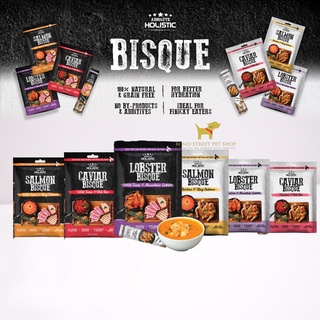 Absolute Holistic Bisque ขนมเลีย ทานได้ทั้งสุนัขและแมว เกรดพรีเมี่ยม แพ็ค5ซอง