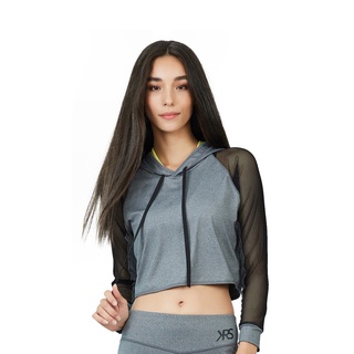 KYRA Sprot KRS Ardent Hoodie Gray เสื้อ Hoodie แขนยาว