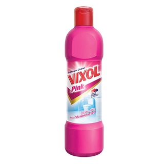 วิกซอลน้ำยาทำความสะอาดห้องน้ำสีชมพู 450มล. Vixol Bathroom Cleaner Pink 450 ml.