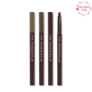 [Sep โค้ด 2JZNDG ลด 75B ขั้นต่ำ 300B วันที่ 1-30 ก.ย.2566] NEW!! Etude House Drawing Eye Brow NEW 0.25g เพิ่มปริมาณไส้ 30%  ดินสอเขียนคิ้วเนื้อครีมอัดแท่ง