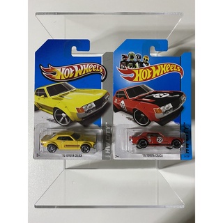 Hot wheels 70 TOYOTA CELICA 2013 HW CITY 1 OF 250 (Yelllow)&amp; 70 TOYOTA CELICA 2014 HW CITY Night Burnerz 24 OF 250 (Red)