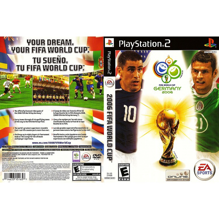 FIFA WORLD CUP 2006 [PS2 US : DVD5 1 Disc]