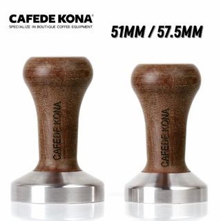 Cafede KONA แทมเปอร์แทมเปอร์กาแฟเอสเพรสโซ่ ไม้เบคิไลต์ ขนาด 51 มม. 57.5 มม.