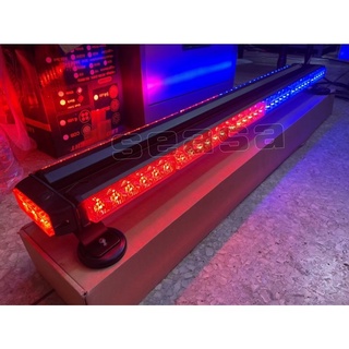 ไฟไซเรนติดหลังคารถ ไฟ LED ไฟไซเรน ไฟกู้ภัย ไฟฉุกเฉิน 12V 95cm 6ท่อน 4หน้า 3W