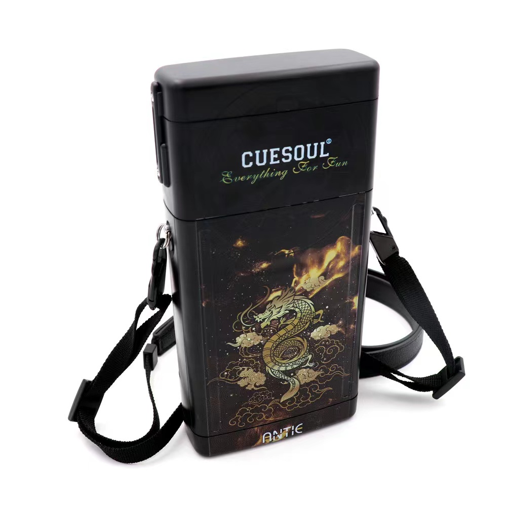 CUESOUL ANTIE Hard Dart Case,Holds 6 Steel Tip Darts/Soft Tip Darts & Extra Dart Tips,Shafts & Fligh