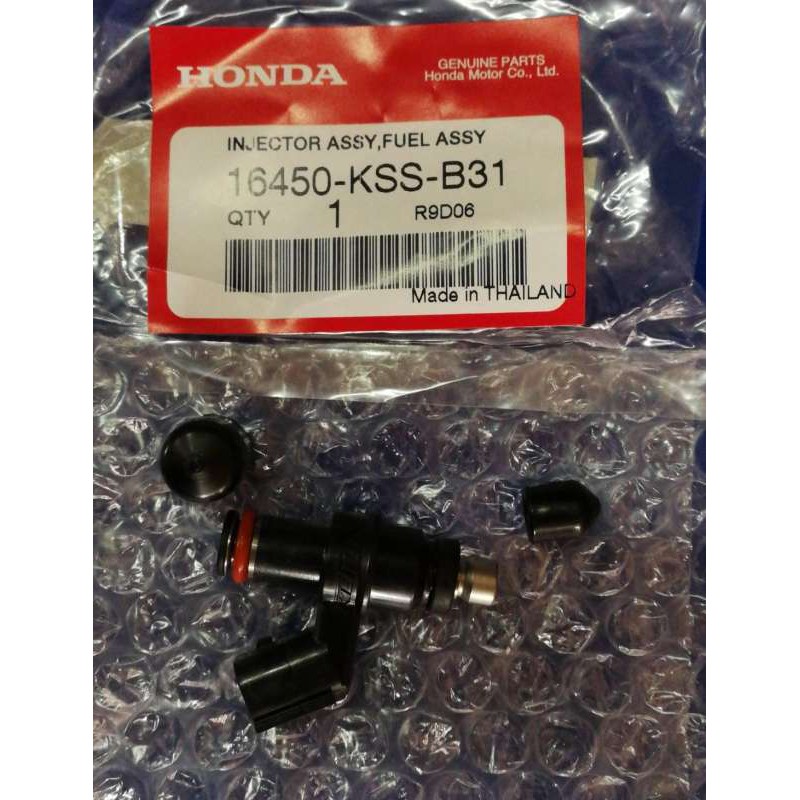 หัวฉีดน้ำมันเชื้อเพลิง แท้ เวฟ Wave 110i เก่า (ปี2009) Injector Assy, Fuel Assy (16450-KSS-B31)