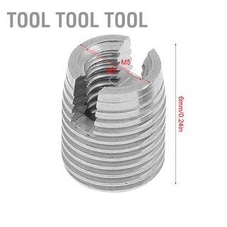 เครื่องมือสกรูสแตนเลส Sus303 Slotted M3X6 มม. 20 ชิ้น