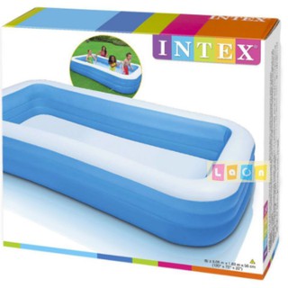 INTEX สระน้ำเป่าลม สระน้ำ เป่าลม ขนาด 305x183x56 ซม. (3 เมตร 3 ชั้น) ลิขสิทธ์ intex แท้ รุ่นใหม่ ลึกกว่าเดิม พร้อมส่ง!!