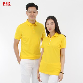 เสื้อโปโล เกรดพรีเมี่ยม ปิเก้   สีราชพฤกษ์ CA21  - Polomaker