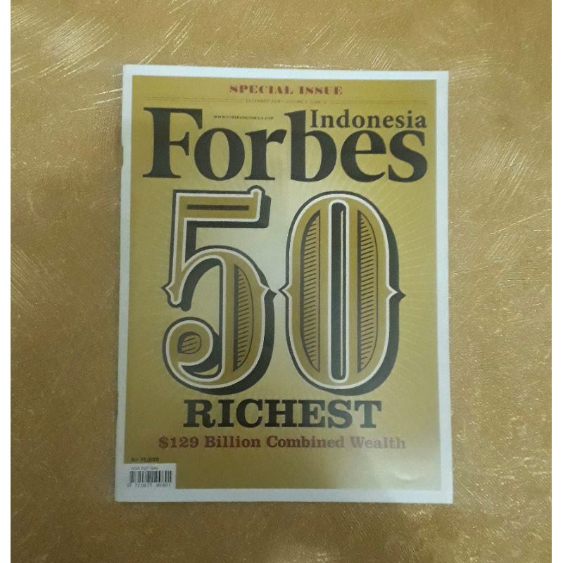 FORBES นิตยสารอินโดนีเซีย ธันวาคม 2018