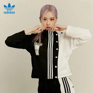 Adidas Clover เสื้อแจ็กเก็ต เสื้อครอป กันลม กันน้ํา ของแท้ 100% สําหรับผู้หญิง