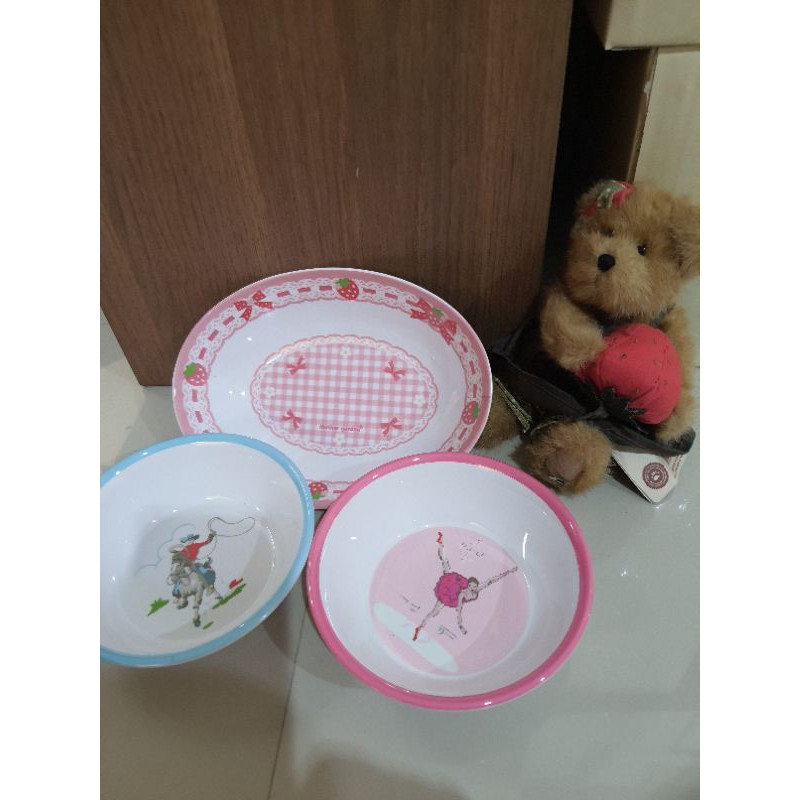 จานเมลามีน​แท้100%คุณภาพ​ส่งออกใส่ร้อนได้100อาศาปลอดภัย​100%สีหวานสวยๆ