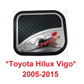 ครอบฝาถังน้ำมัน Toyota Hilux Vigo 2005-2014 สีดำด้าน โตโยต้า วีโก้ ฝาถังน้ำมัน ครอบฝาถัง ที่ปิดถังน้ำมัน ฝาถัง ถังน้ำมัน