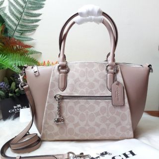 กระเป๋า COACH ELISE SATCHEL IN SIGNATURE CANVAS