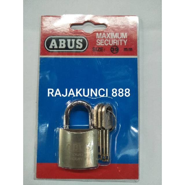 ABUS อาบู กุญแจสั้น 30 มม. - กุญแจขนาด 30 มม. - กุญแจขนาดเล็ก