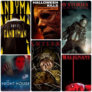 DVD หนังเขย่าขวัญ ☆HolloweenKills☆Antlers☆Malignant☆Candyman☆TheNightHouse☆ScaryStories - มัดรวม 6 เรื่อง #แพ็คสุดคุ้ม