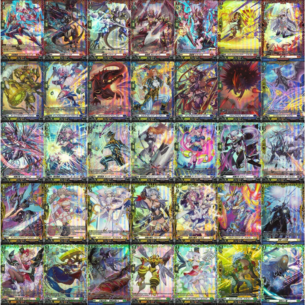 D-BT06 Cardfight!! Vanguard Will+Dress overDress แยกใบ FR , D Booster Set 06: Blazing Dragon Reborn,